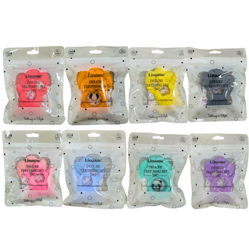 Wholesale Teether Mitt & Toy Set, Assorted Colours - Image 11