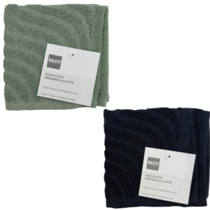 Wholesale Facecloth, Assorted Colours (11x11in / 27.9x27.9cm)