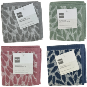 Wholesale Facecloth, Assorted Patterns (11x11in / 27.9x27.9cm)