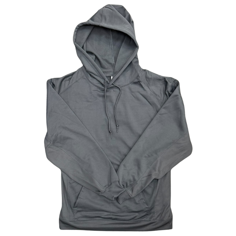 Wholesale Adult Pullover Hoody with Polar Fleece Lining, Black & Grey (Sizes M-XL) - Image 3