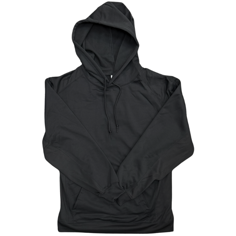 Wholesale Adult Pullover Hoody with Polar Fleece Lining, Black & Grey (Sizes M-XL) - Image 4