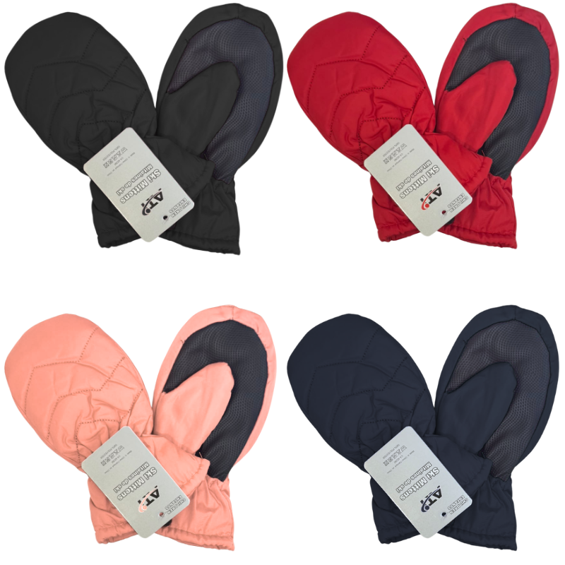 Wholesale Kids’ Ski Mittens Ages 2-4, Assorted Colours - Image 2