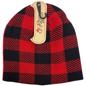 Wholesale Adult/Youth Beanie, Red Plaid