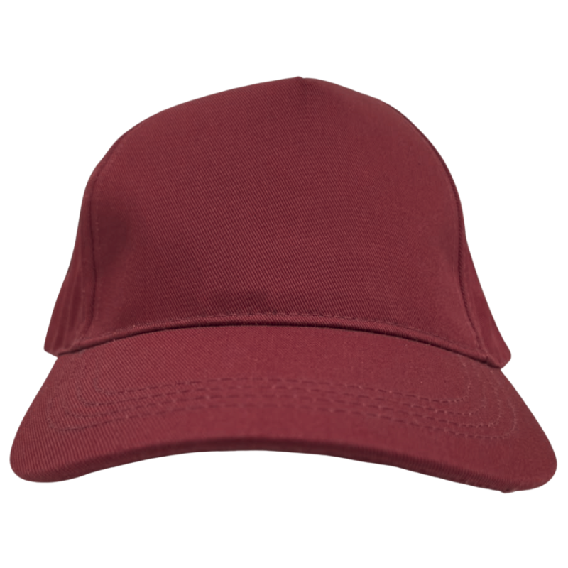 Wholesale Adult Ball Cap, Burgundy - Image 3