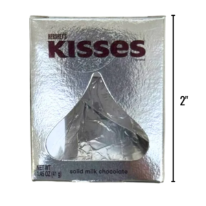 Wholesale Brand Name Hershey’s Solid Milk Chocolate Kiss (1.45oz / 41g)