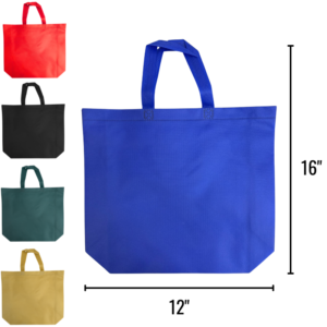 Wholesale Tote Bag, Assorted Colours (12x16in / 30.5x40.6cm)