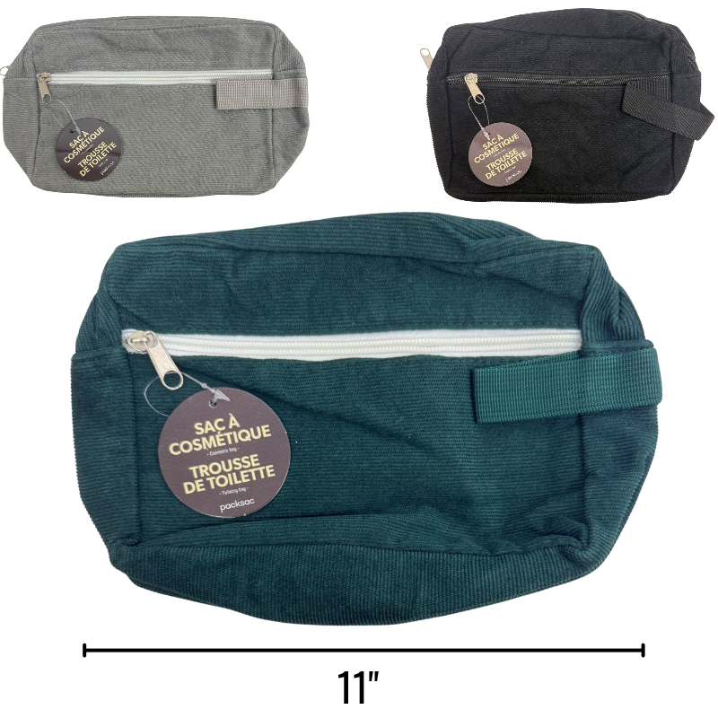 Wholesale Toiletries & Cosmetic Bag, Assorted Colours
