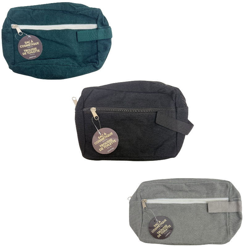Wholesale Toiletries & Cosmetic Bag, Assorted Colours - Image 4