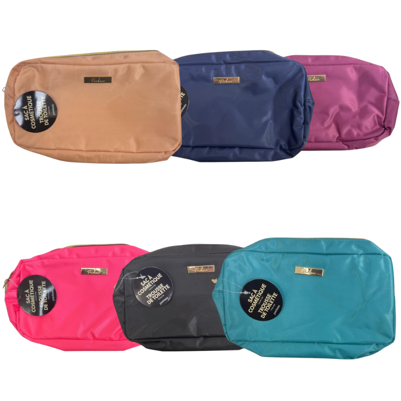 Wholesale Toiletries & Cosmetic Bag, Assorted Colours - Image 8