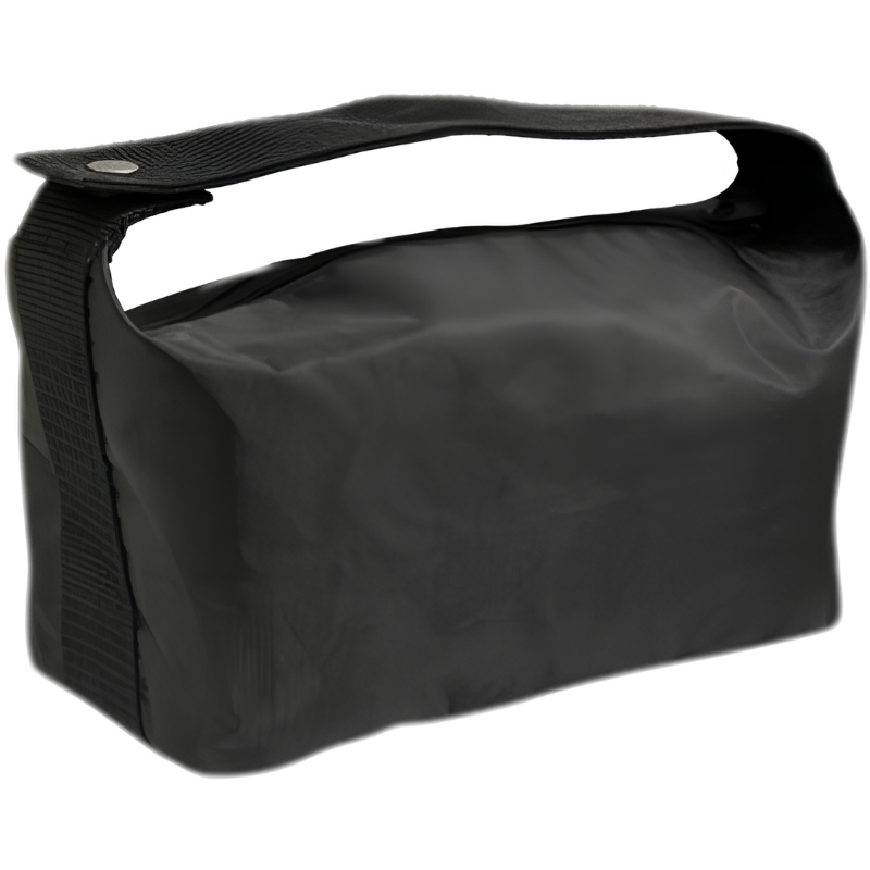 Wholesale Classic Cosmetic Bag with Buttoned Handle, Assorted Colours - Image 5
