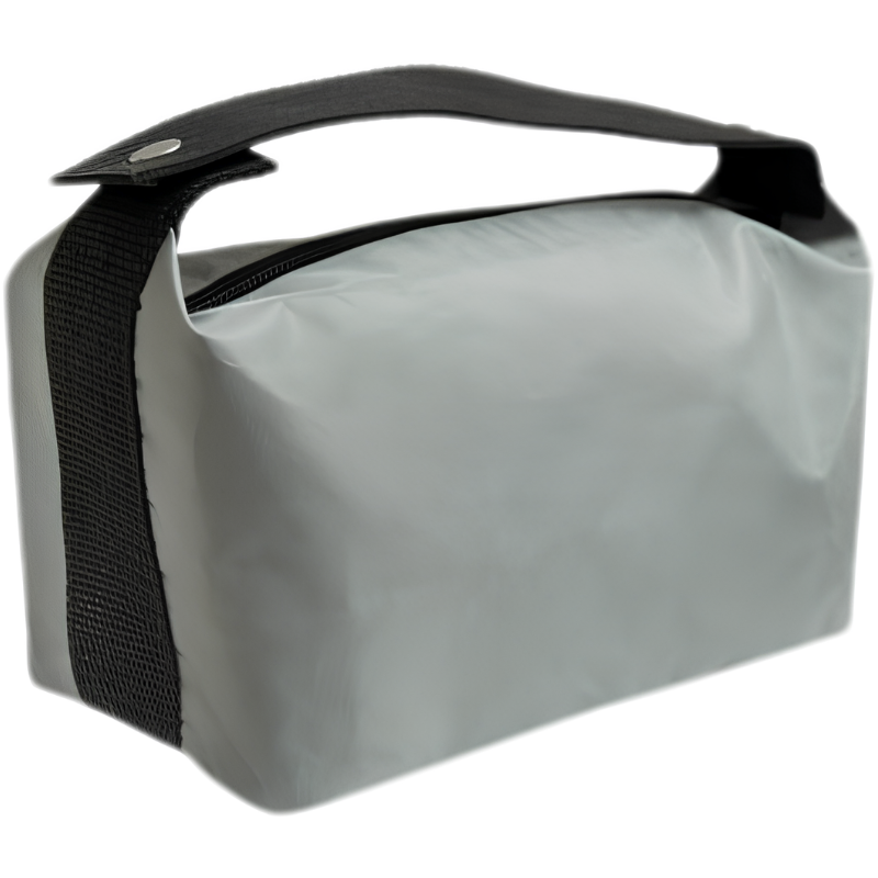 Wholesale Classic Cosmetic Bag with Buttoned Handle, Assorted Colours - Image 6
