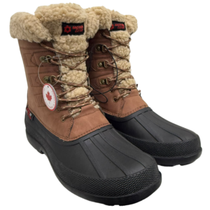 Wholesale Men’s Winter Boot with Sherpa Lining – Rated to -30°, Brown (Sizes 7-12)