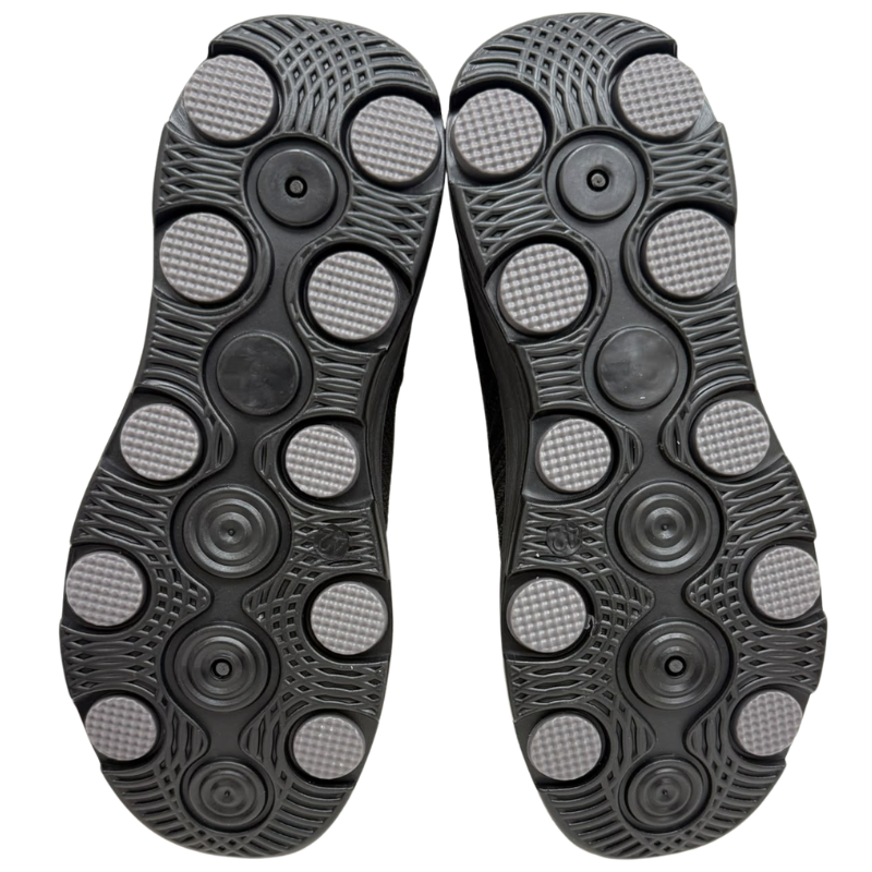 Wholesale Men's Knit Running Shoe, Black (Sizes 41-45) - Image 5