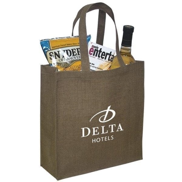 Laminated Jute Tote Bag