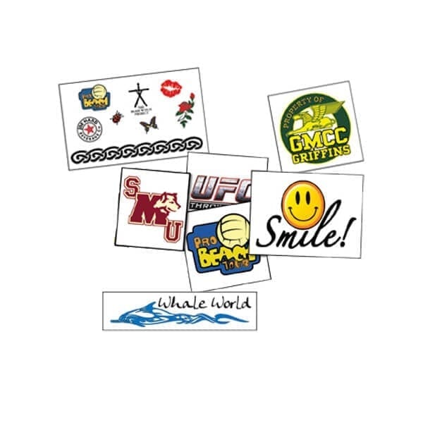 Custom Waterless Tattoos (2"x2")