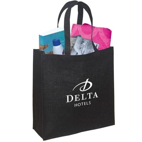 Laminated Jute Tote Bag - Image 2
