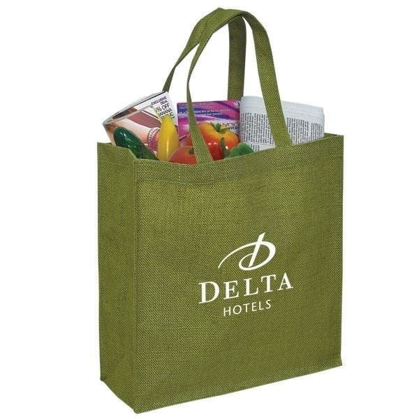 Laminated Jute Tote Bag - Image 4