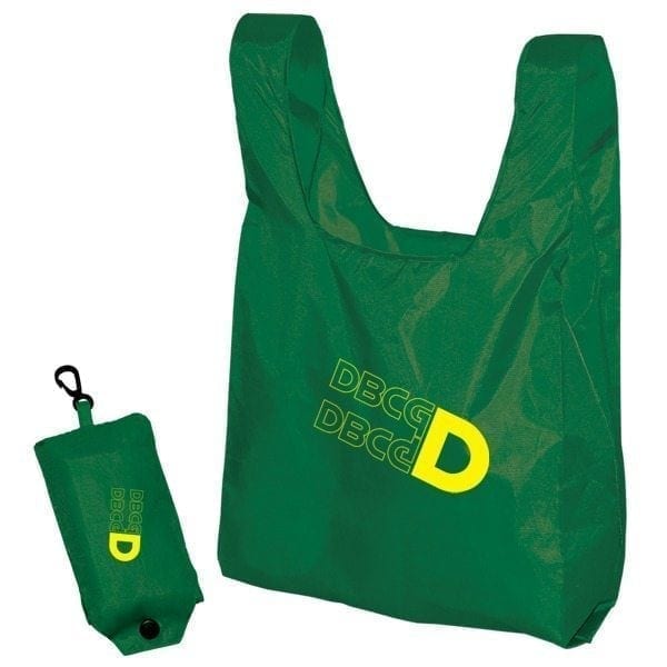 Custom Light-Weight Folding Tote Bag in a Pouch - Image 3