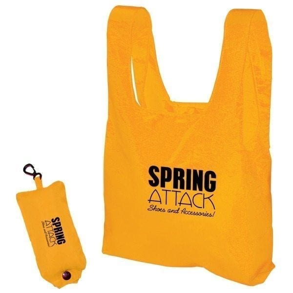 Custom Light-Weight Folding Tote Bag in a Pouch - Image 5