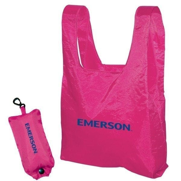 Custom Light-Weight Folding Tote Bag in a Pouch - Image 6