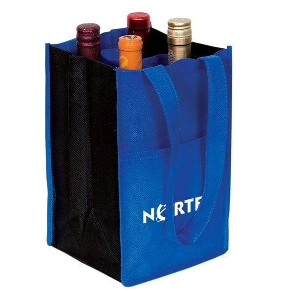Non Woven Four Bottle Wine Bag