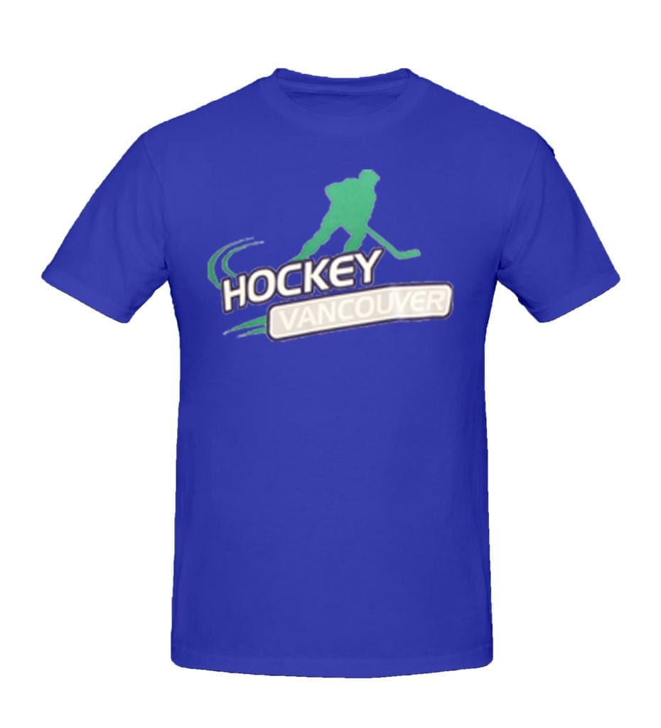 Wholesale youth Crew Neck TShirts Vancouver Hockey (Size SXL