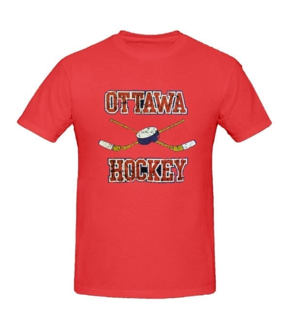 Wholesale Youth Crew Neck T-Shirts - Ottawa Hockey - Image 3