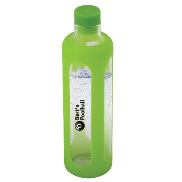 Glass Water Bottle with Silicone Sleeve - Image 4