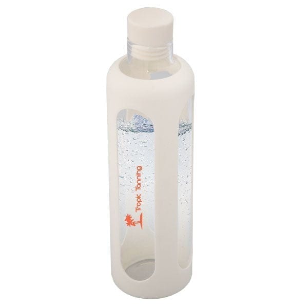 Glass Water Bottle with Silicone Sleeve - Image 2
