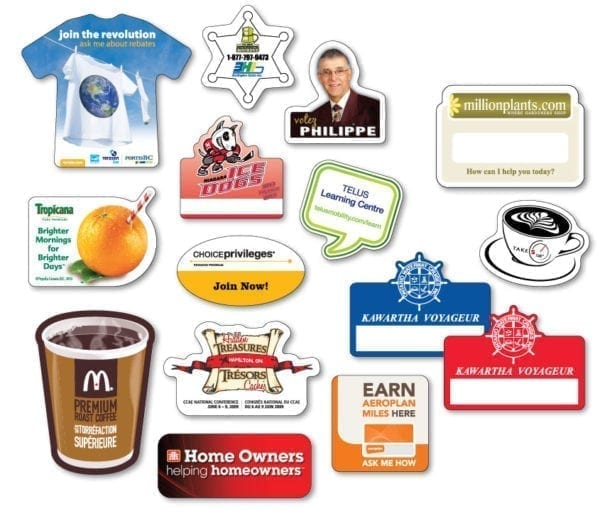 Custom Shaped Styrene Buttons & Badges