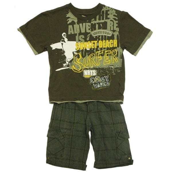 Wholesale Boy's Short And Tee Set ( Size 9-14 ) - Image 2