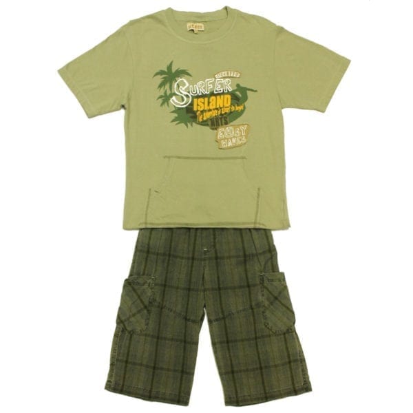 Wholesale Boy's Short And Tee Set ( Size 9-14 ) - Image 3