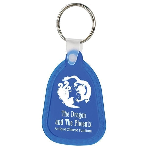 Custom Soft Teardrop Keychain