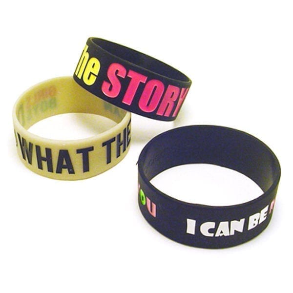 Broad Silicone Wristband