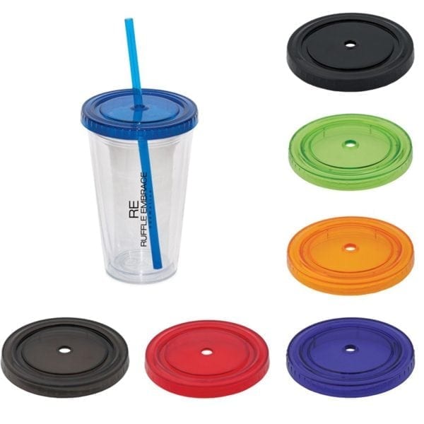 Custom Travel Cup with Straw (16 oz)