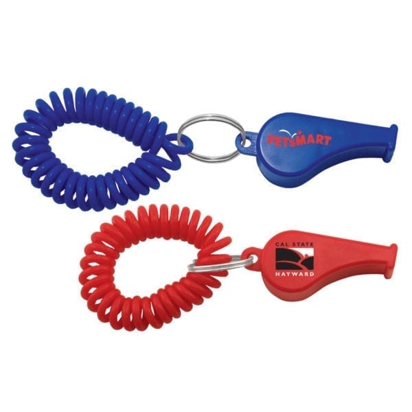 Whistle Coil Key Chain