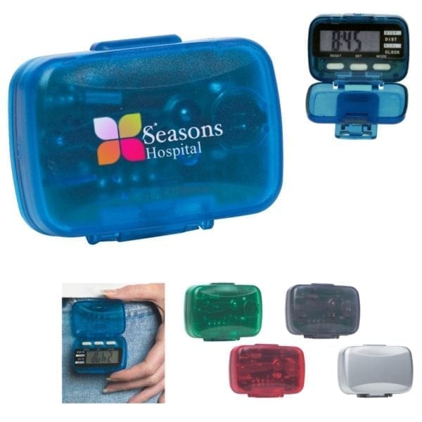 Pedometer with Clock