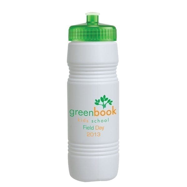Custom Water Bottle with Push/Pull Lid – 26oz - Image 2