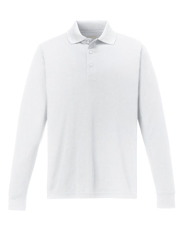 Men's Pinnacle Performance Long Sleeve Polo - Image 3