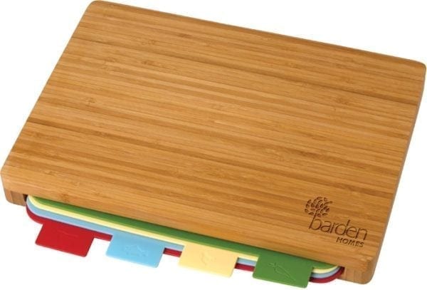 5 pc Bamboo Cutting Board Set