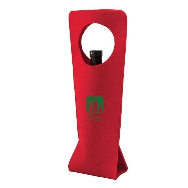 Single Bottle Felt Wine Bag