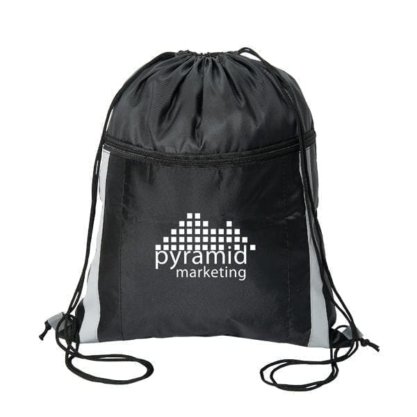 Custom Reflective Drawstring Cinch Bag - Image 6