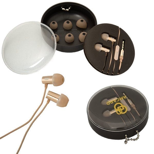 Earbuds with Mic and Case - Image 2