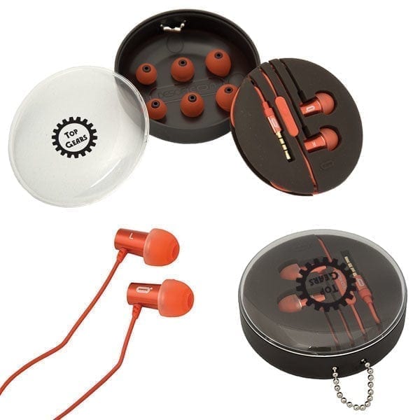 Earbuds with Mic and Case