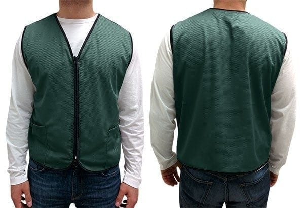 Mesh Zip-Up Vest with 2 Pockets - Image 3
