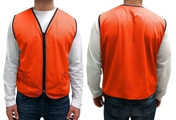Mesh Zip-Up Vest with 2 Pockets - Image 6