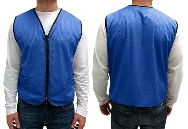 Mesh Zip-Up Vest with 2 Pockets - Image 9