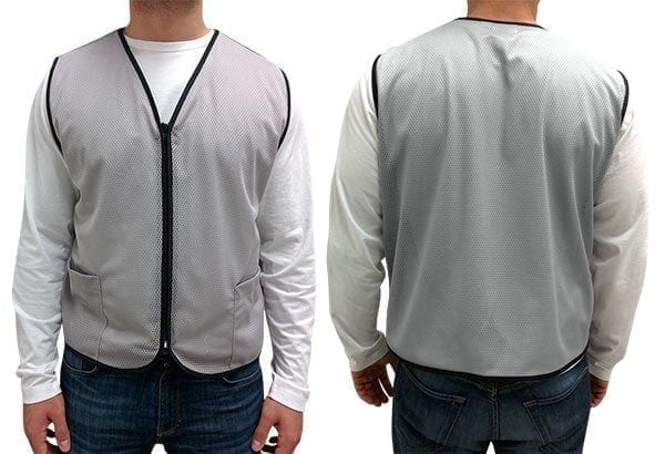 Mesh Zip-Up Vest with 2 Pockets - Image 10