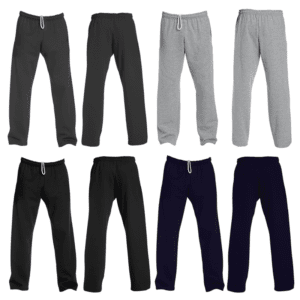 Wholesale Adult Open Bottom Fleece Sweatpants Size 2X - 5X