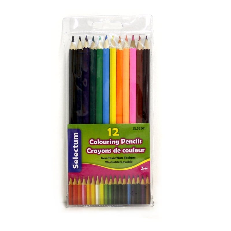 Wholesale Pencil Crayons 12pk (0.13 each) Bargains Group